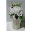 Image 1 : VINTAGE STYLE ICE BUCKET WITH NEW WHITE PINK