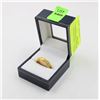 Image 1 : GOLD PLATED SPINNING RING WEDDING RING - SIZE 6.5