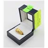Image 1 : GOLD PLATED SPINNING RING WEDDING RING - SIZE 7 -