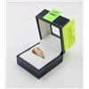 Image 1 : GOLD PLATED WEDDING RING WITH SMALL DIAMONDS -