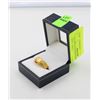 Image 1 : GOLD PLATED SPINNING WEDDING RING - SIZE 7