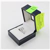 Image 1 : SILVER WEDDING ENGAGEMENT RING WITH CUBIC