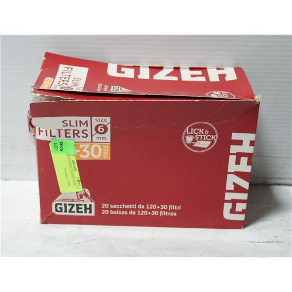 CASE SLIM FILTERS - GIZEH - SIZE 6MM