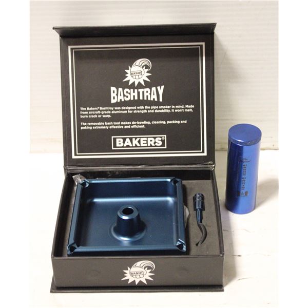 NEW AIR CRAFTED GRADE ALUMINUM ASH TRAY - BAKERS