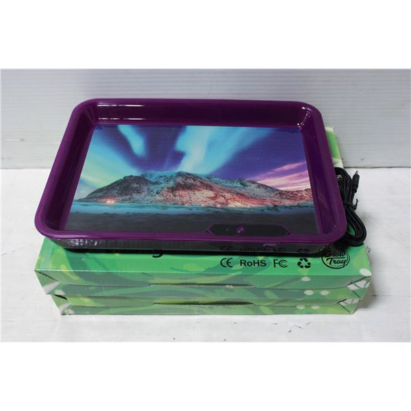 2 PACKS - 7 COLOR CHANGING LED GLOW PLASTIC USB