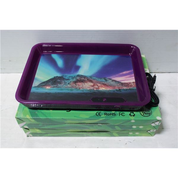 2 PACKS - 7 COLOR CHANGING LED GLOW PLASTIC USB