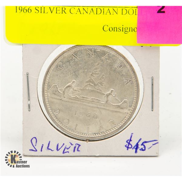 1966 SILVER CANADIAN DOLLAR