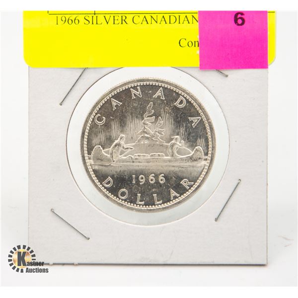 1966 SILVER CANADIAN DOLLAR