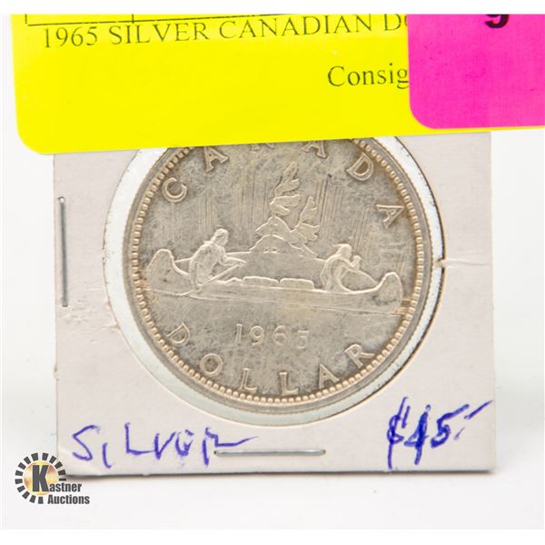 1965 SILVER CANADIAN DOLLAR