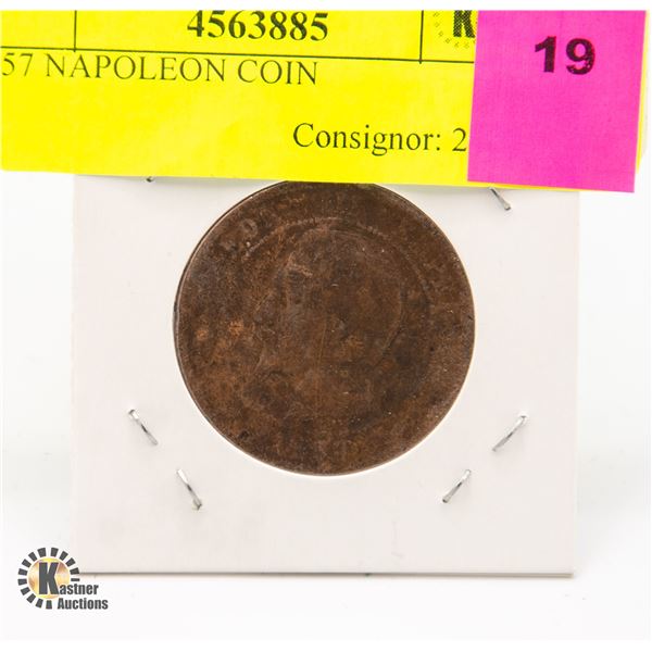 1857 NAPOLEON COIN