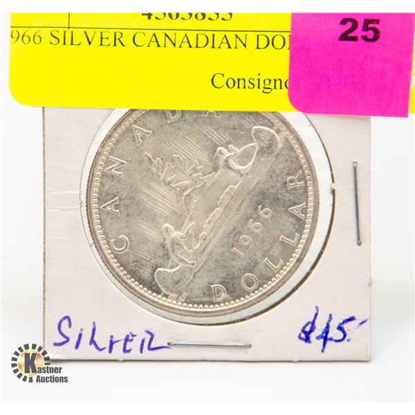 1966 SILVER CANADIAN DOLLAR