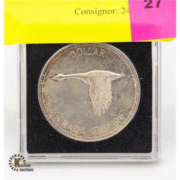 1967 CANADIAN SILVER DOLLAR