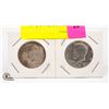 Image 1 : 1971 & 1973 SILVER JFK HALF DOLLARS