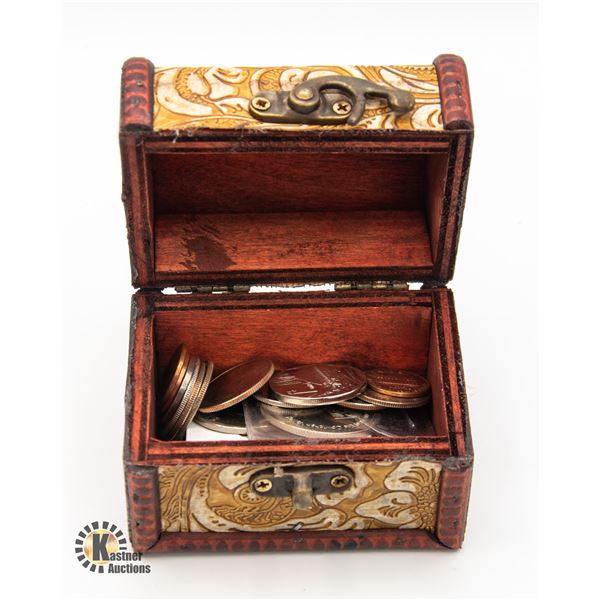 MINI BOX OF COINS