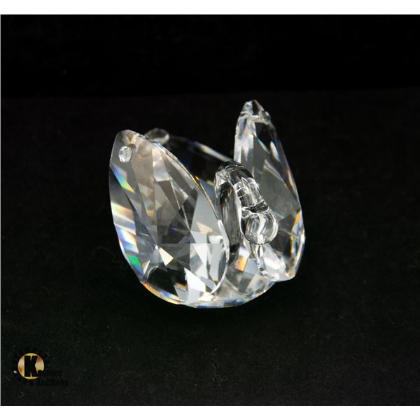 GENUINE SWAROVSKI CRYSTAL SWAN WITH