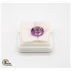 Image 1 : 4.7 CTS NATURAL AMETHYST ROUND BRILLIANT CUT GEM