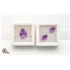 Image 1 : SET OF 3 PEAR CUT NATURAL AMETHYST GEMSTONES