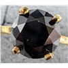 Image 1 : BZ2021-2C 10K 2.38G BLACK DIAMOND 2.4CT RING