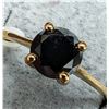 Image 1 : BZ1998-80A 10K 1.63G BLACK DIAMOND 1.06CT RING