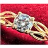 Image 1 : BZ1998-72A 10K 1.45G LAB DIAMOND 0.43CT RING