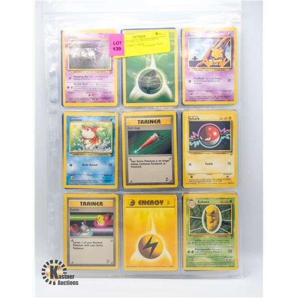 54 EARLY 1995, 96, 98 POKEMON COLLECTORS CARDS