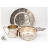 Image 1 : ANTIQUE WINNIE THE POO CHILDRENS BREAKFAST SET