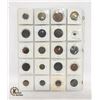 Image 2 : 20 OLD VARIOUS TOKENS, COINS, MEDALS ETC.
