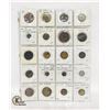Image 1 : 20 OLD VARIOUS TOKENS, COINS, MEDALS ETC.