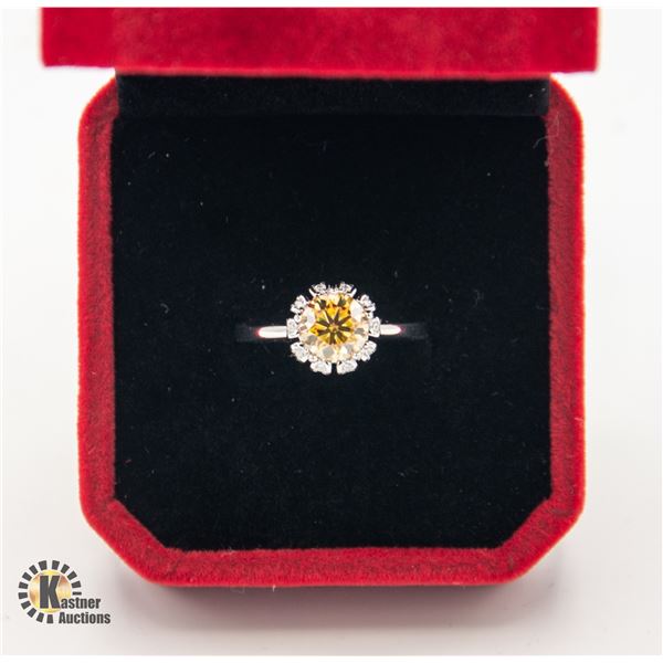 #683-CUSTOM HAND SET 1.00 CT ROUND