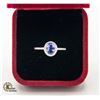 Image 1 : #698-0.85 CT VIOLET BLUE TANZANITE OVAL IN