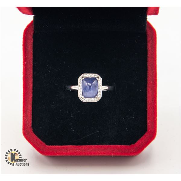 #686-2.20 CT 6 X 8 OVAL CUT TANZANITE STONE