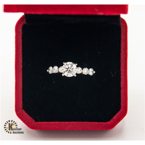 #690-SIX DIAMONDS-LAB CREATED WEIGHING
