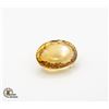 Image 1 : 155.13 CTS NATURAL OVAL CUT CITRINE GEM COA $3710