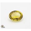 Image 1 : 195.72 CTS NATURAL FANCY OVAL CUT CITRINE COA