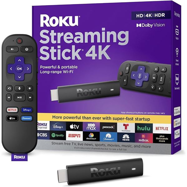 BRAND NEW ROKU STREAMING STICK 4K HDR