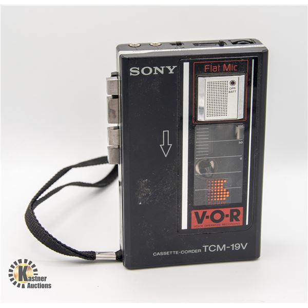 VINTAGE SONY CASSETTE RECORDER