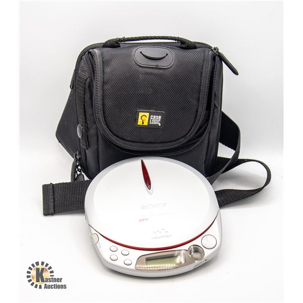 SONY ATRAC3PLUS MP3 CD WALKMAN W/ SOFT CASE