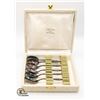 Image 1 : GUILDE DES ORFEVRES 6 TEA SPOON SET IN ORIGINAL
