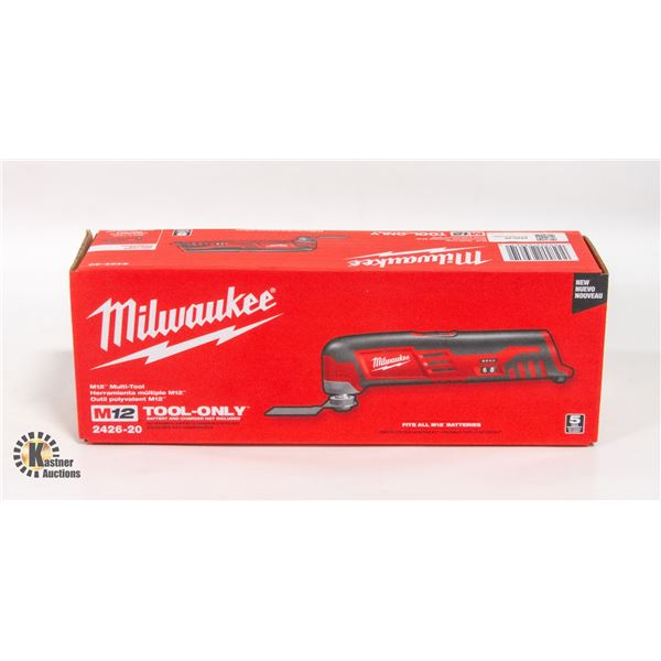 NEW MILWAUKEE M12 CORDLESS MULTI-TOOL TOOL ONLY