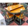 Image 1 : WOODEN KITCHEN TABLE WITH 4 CHAIRS