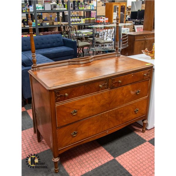 VINTAGE WOOD VANITY FROM GRAHAM & REID