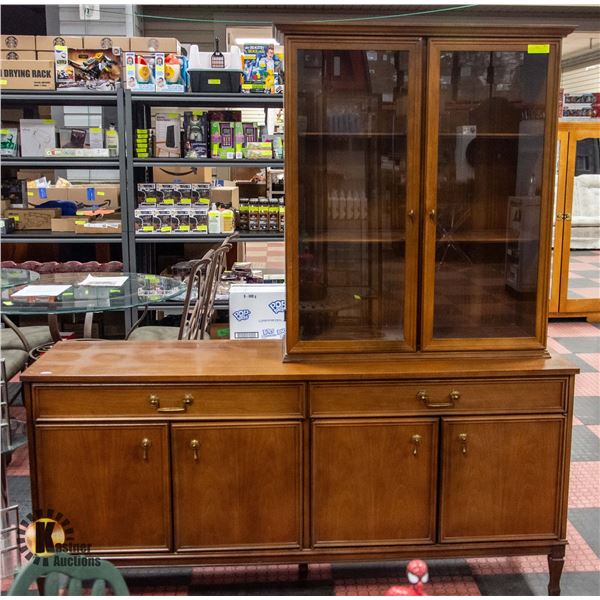 MID CENTURY MODERN BUFFET AND HUTCH