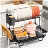 Image 1 : BRAND NEW OURCCRACKEY DISH DRYING RACK AND CUP