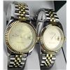 Image 1 : NEW REPLICA ROLEX "DATE JUST" COUPLES QUARTZ WATCH