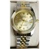Image 1 : NEW REPLICA ROLEX "DATE JUST" QUARTZ WATCH