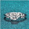Image 2 : 1 CT GRA CERTIFIED MOISSANITE 925 SILVER