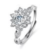 Image 4 : 1 CT GRA CERTIFIED BRILLIANT CUT MOISSANITE 925S