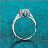 Image 3 : 1 CT GRA CERTIFIED BRILLIANT CUT MOISSANITE 925S