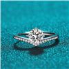 Image 2 : 1 CT GRA CERTIFIED BRILLIANT CUT MOISSANITE 925S