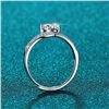 Image 3 : 1 CT GRA CERTIFIED BRILLIANT CUT MOISSANITE 925S